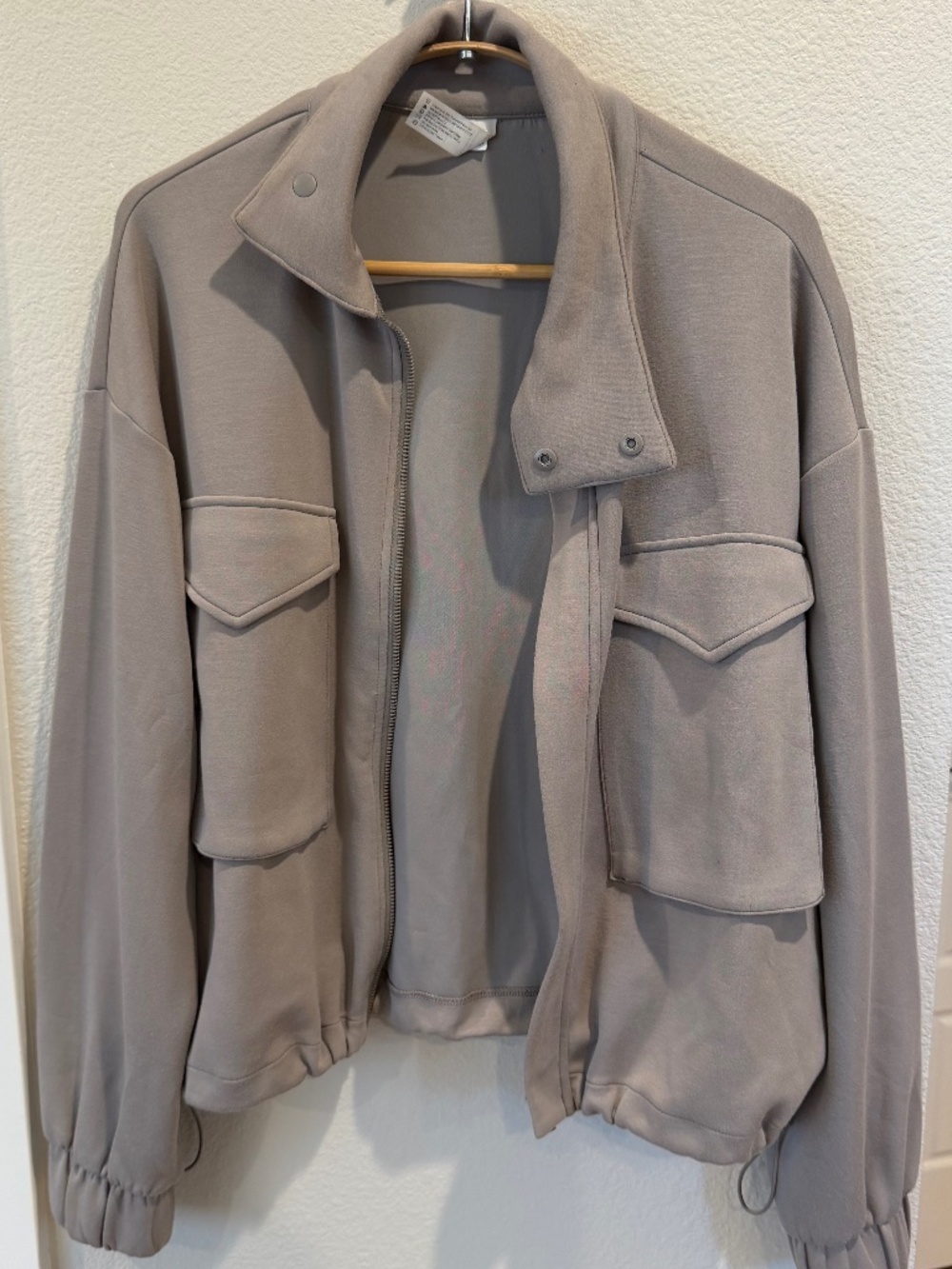 Athletic Taupe Lightweight Jacket